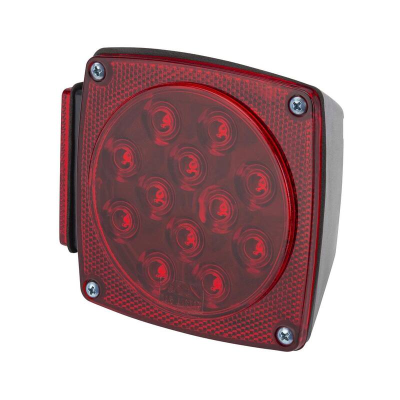 TowSmart ProClass 80 in. Under Submersible 7-Function Roadside LED Red Rear Trailer Light - 1451