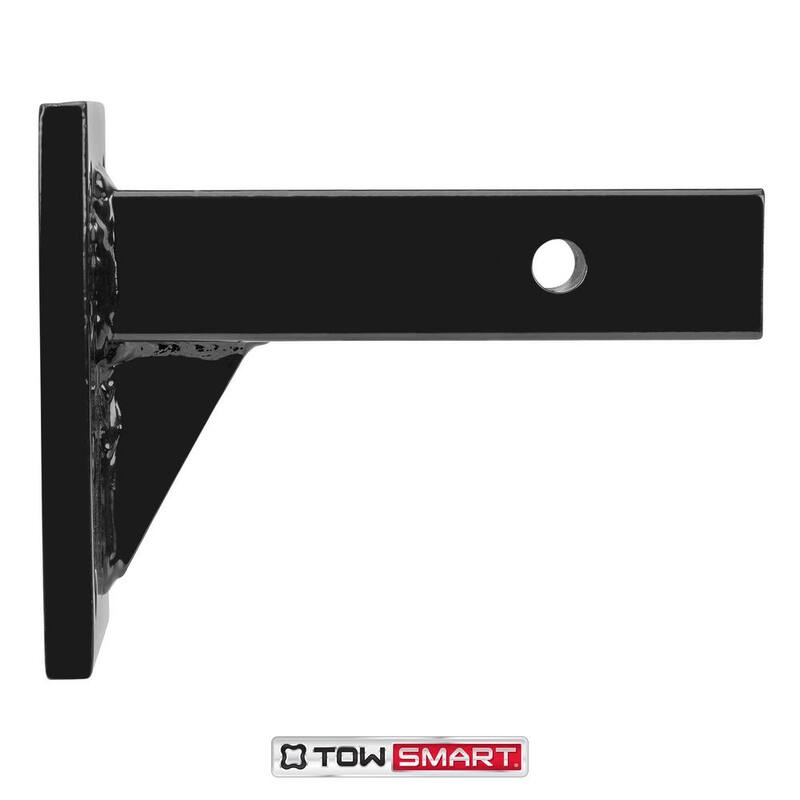 TowSmart Pintle Hook Mounting Plate for 2 in. Hitches - 6-1/2 in. Shank, 8 Hole, 10,000 lb. capacity - 9231