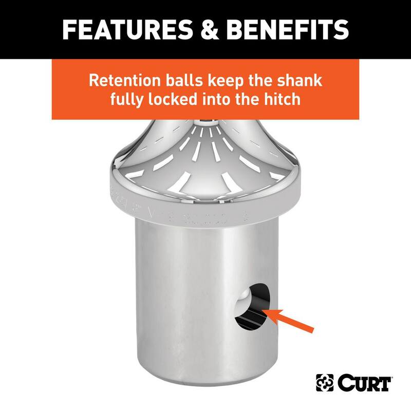 CURT OEM Puck System 2-5/16 in. Gooseneck Ball & Safety Chain Anchor Kit for Ram - 60618