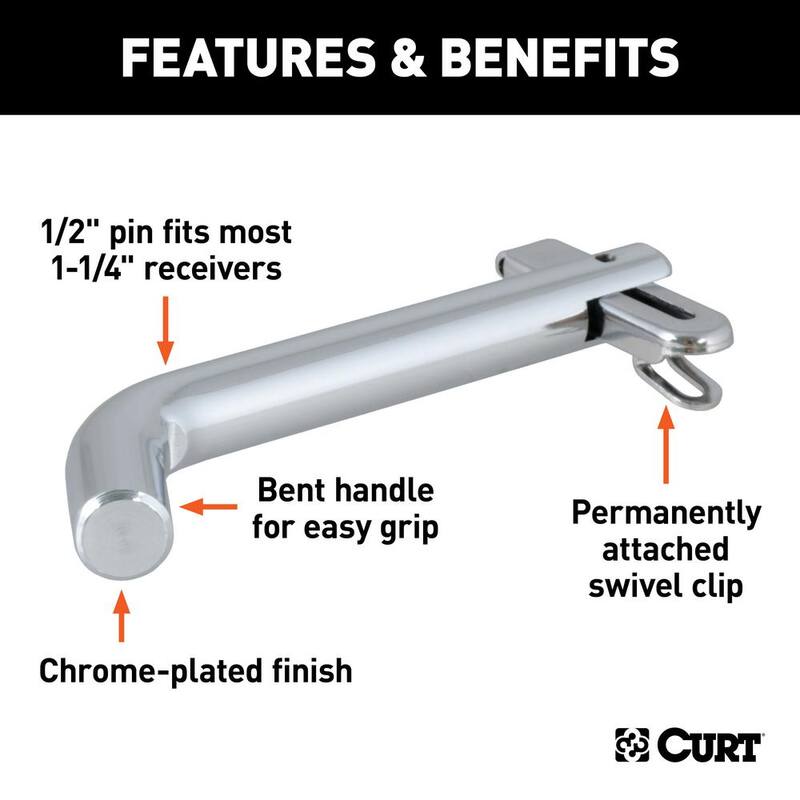 CURT OEM Puck System 2-5/16 in. Gooseneck Ball & Safety Chain Anchor Kit for Ram - 60618