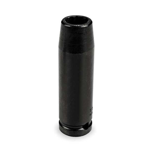Proto 1/2 in Drive Impact Socket 1/2 in Size 12 pt Deep Depth, Black Oxide - J7316