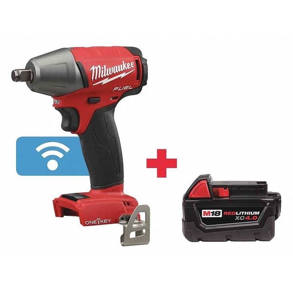Milwaukee Tool M18™ 18.0 1/2" Cordless Impact Wrench, Belt Clip - 2759B-20, 48-11-1840