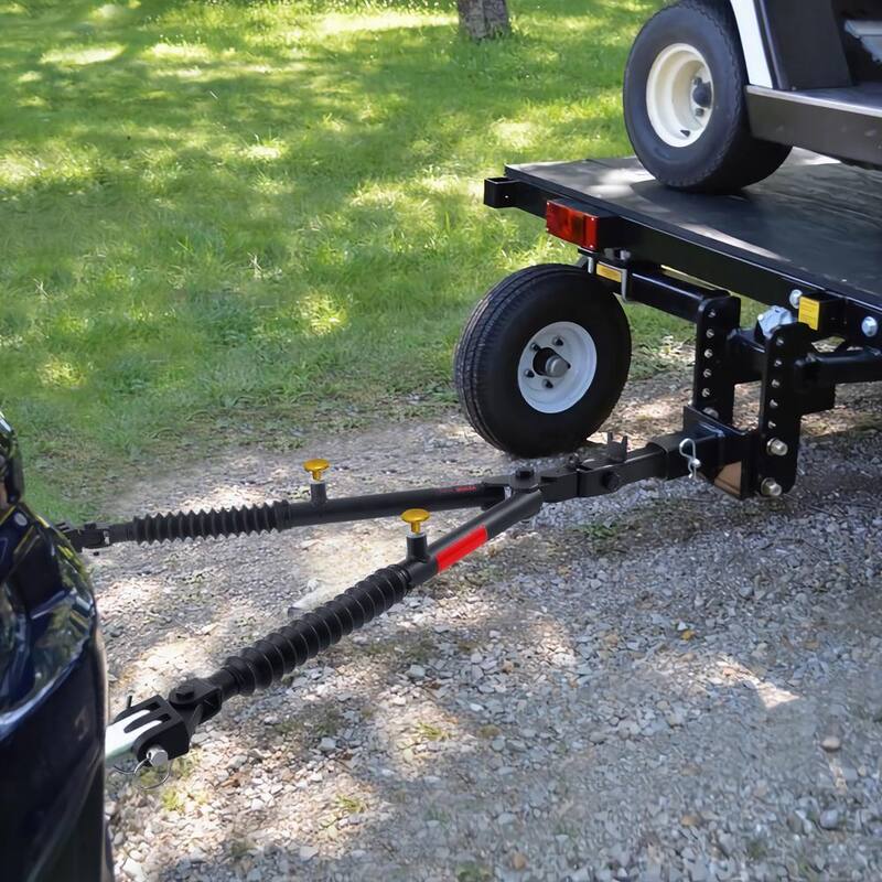VEVOR Tow Bar Bumper Mount Tow Bar 10,000 lbs. Fits 2-in. Connector with Ropes for RV Car Trailer Truck - LJBKQYG100006Q0GNV0