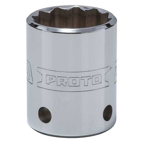 Proto 1/2 in Drive, 24mm 12 pt Metric Socket, 12 Points - J5424M-TT