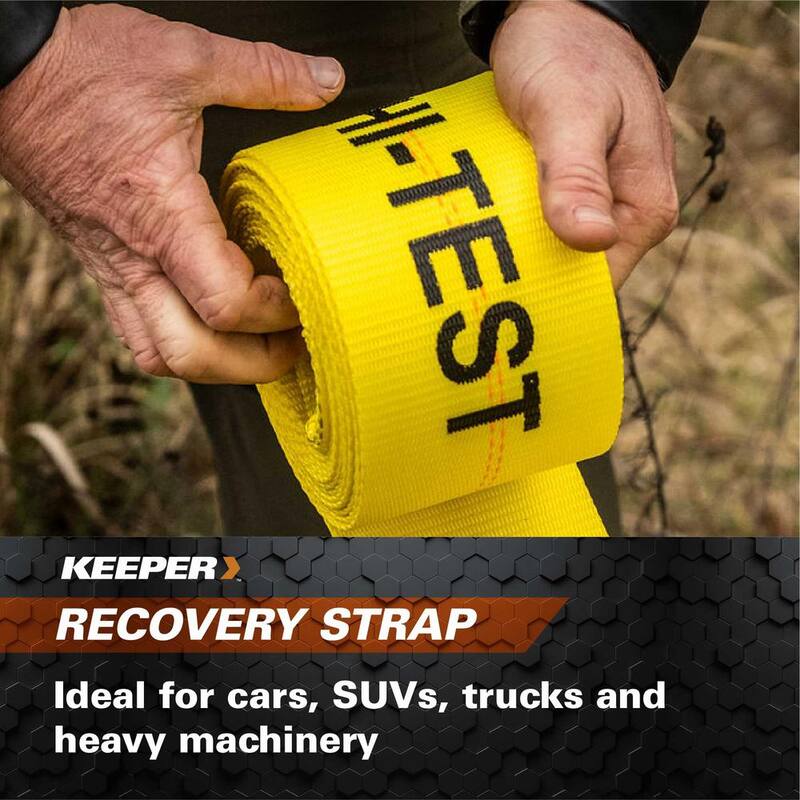Keeper 30 ft. x 6 in. x 60,000 lbs. Vehicle Recovery Strap - 02963