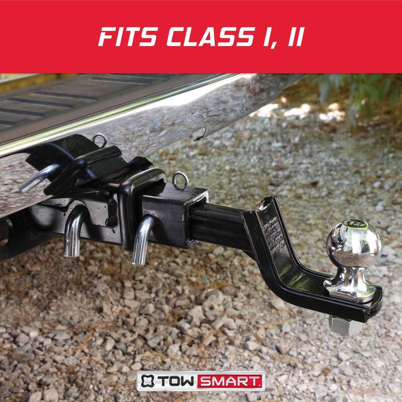 TowSmart Standard 1/2 in. Steel Bent Hitch Pin with Clip - Fits 1-1/4 in. x 1-1/4 in. Hitch Receivers - 731M