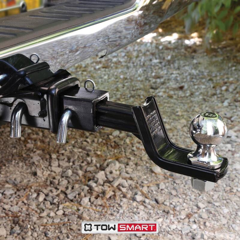 TowSmart Standard 1/2 in. Steel Bent Hitch Pin with Clip - Fits 1-1/4 in. x 1-1/4 in. Hitch Receivers - 731M
