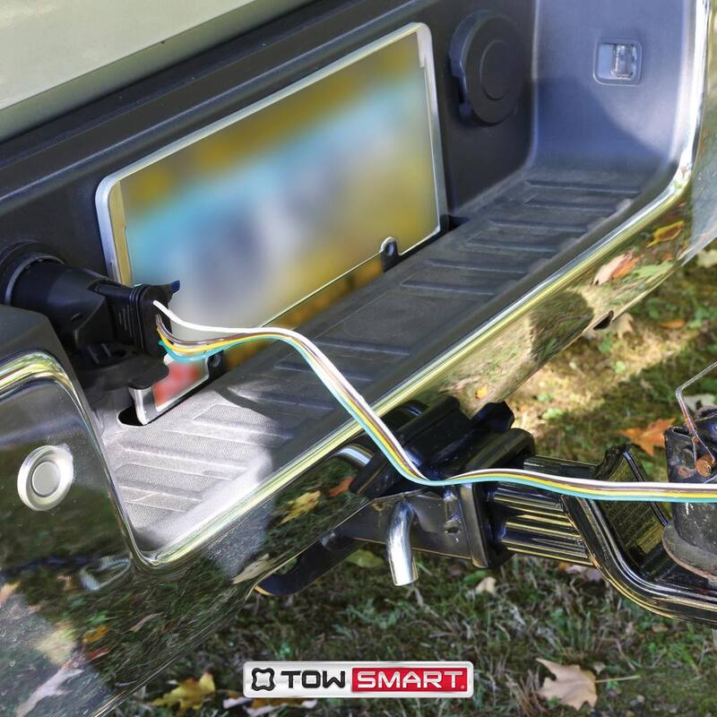 TowSmart 18 in., 4-Way Flat Trailer Light Wiring Kit with Splice Connectors - 1421