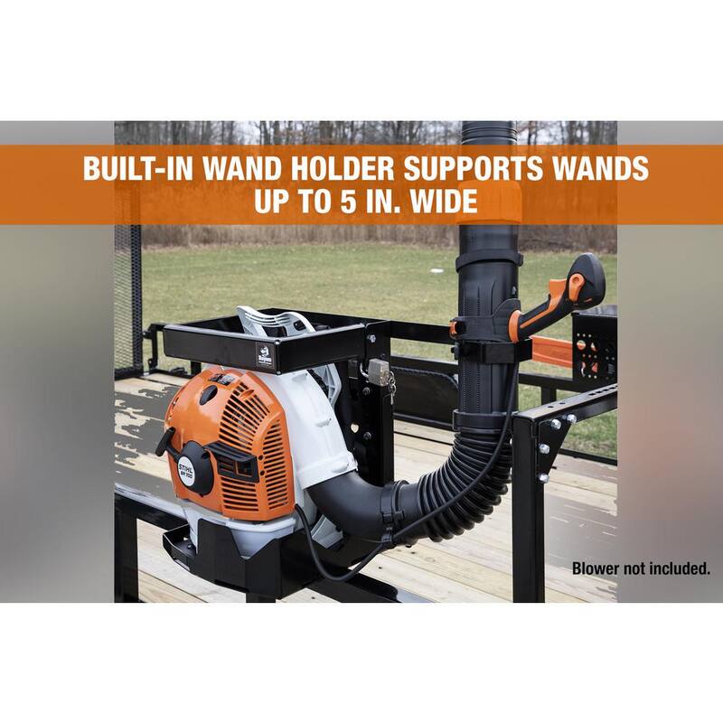 Buyers Products Company Universal Backpack Leaf Blower Rack Holder for Trailer - LT24