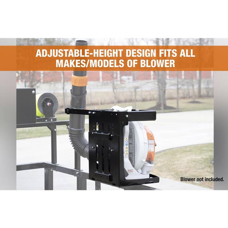 Buyers Products Company Universal Backpack Leaf Blower Rack Holder for Trailer - LT24