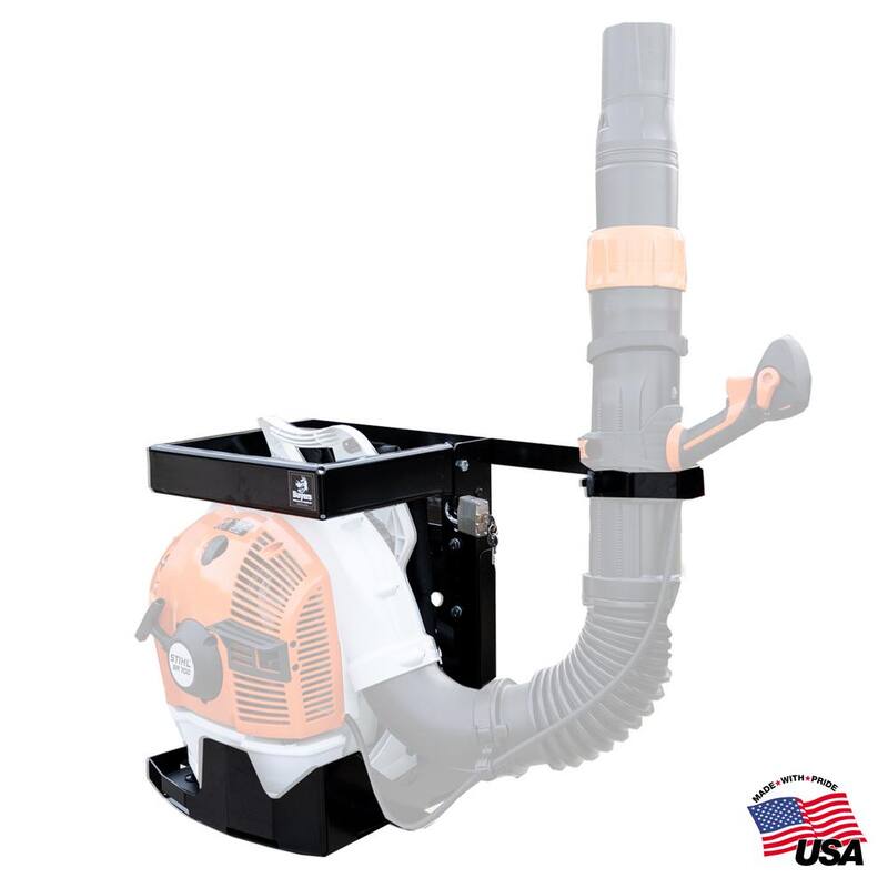 Buyers Products Company Universal Backpack Leaf Blower Rack Holder for Trailer - LT24