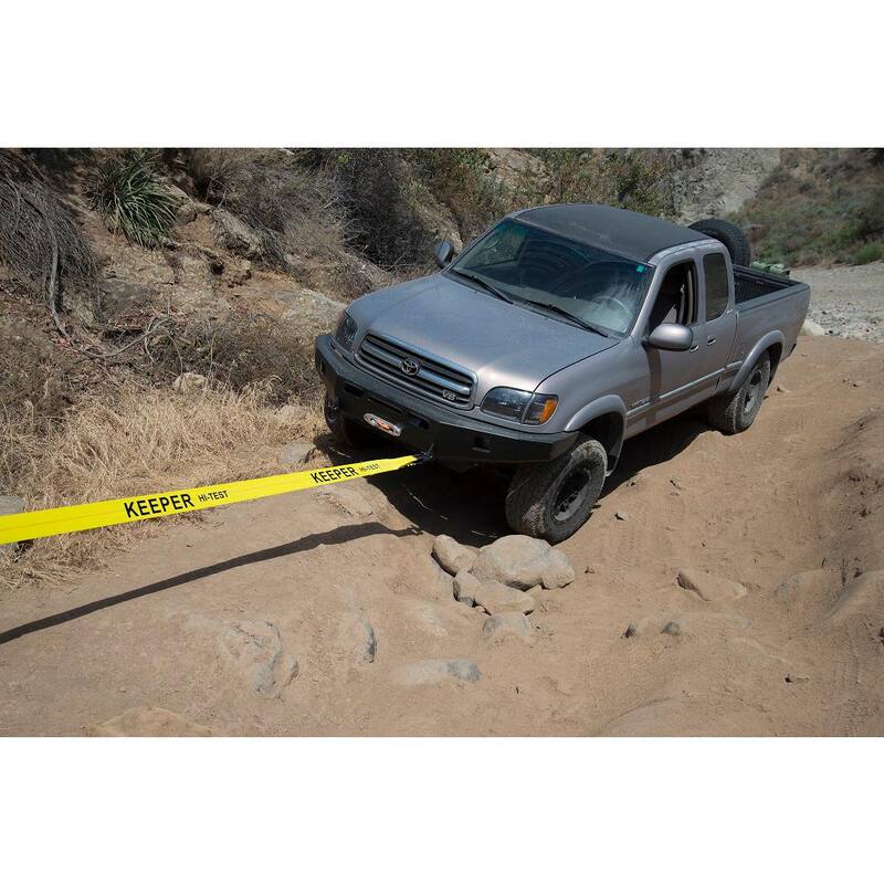 Keeper 30 ft. x 4 in. x 20,000 lbs. Vehicle Recovery Strap with Protected Loops - 02942