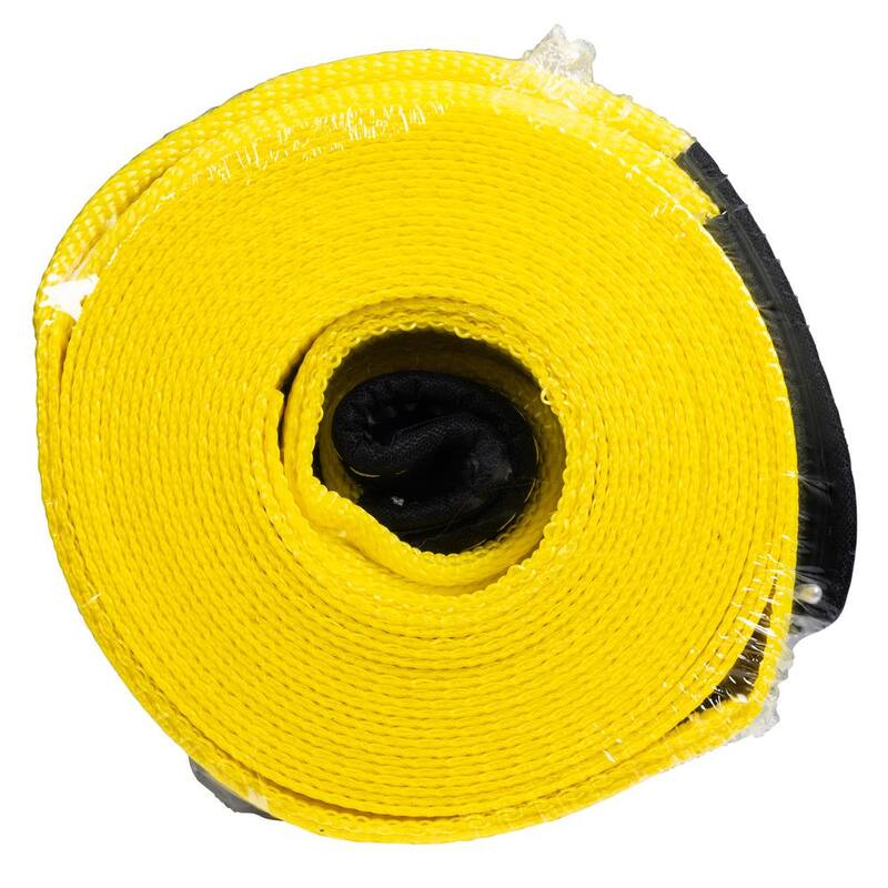 Keeper 30 ft. x 4 in. x 20,000 lbs. Vehicle Recovery Strap with Protected Loops - 02942