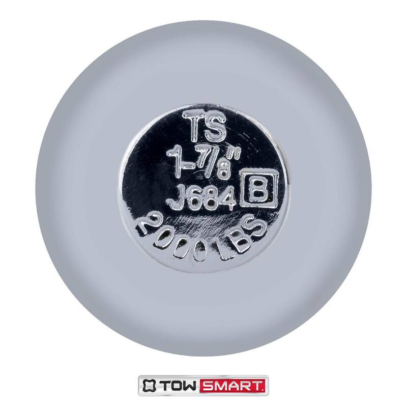 TowSmart Class 1 2,000 lb. 1-7/8 in. Ball Diameter, 1 in. Shank Diameter, 3 in. Shank Length Chrome Trailer Hitch Ball - 766