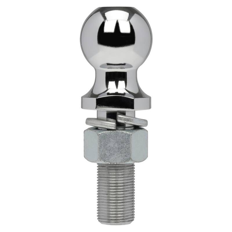 TowSmart Class 1 2,000 lb. 1-7/8 in. Ball Diameter, 1 in. Shank Diameter, 3 in. Shank Length Chrome Trailer Hitch Ball - 766
