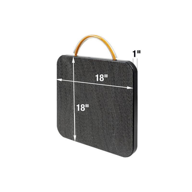 Buyers Products Company 18 in. x 18 in. x 1 in. Polymer Trailer Outrigger Pad - OP18X18P