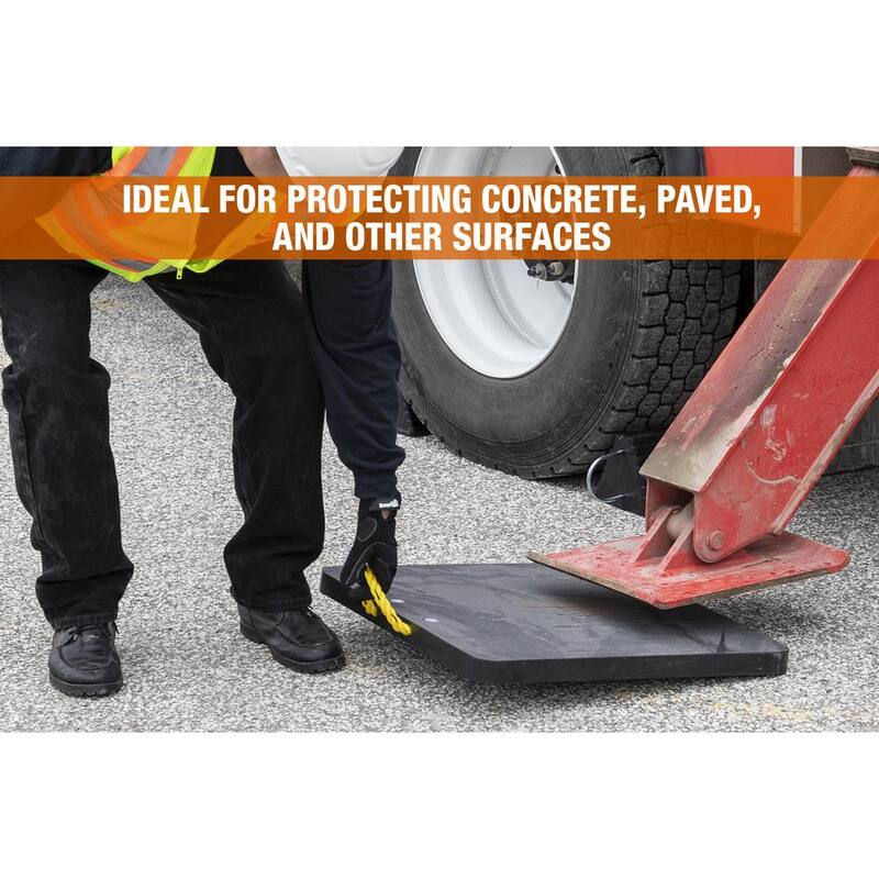 Buyers Products Company 18 in. x 18 in. x 1 in. Polymer Trailer Outrigger Pad - OP18X18P