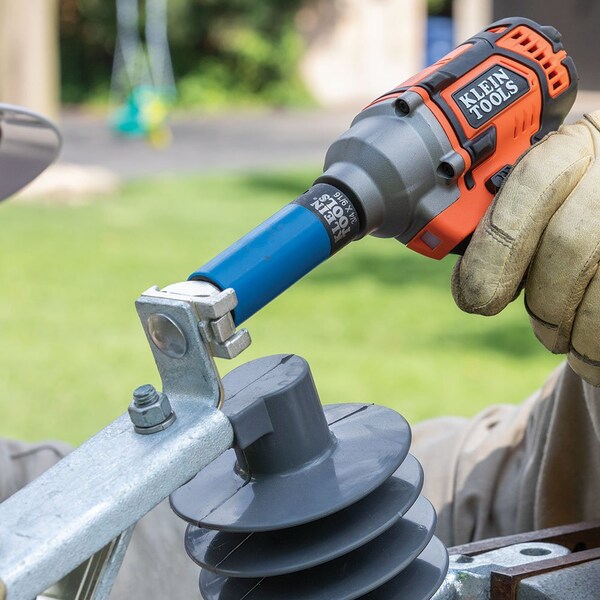 Klein Tools 2-in-1 Coated Impact Socket, 12-Point, 3/4 and 9/16-Inch - 66030