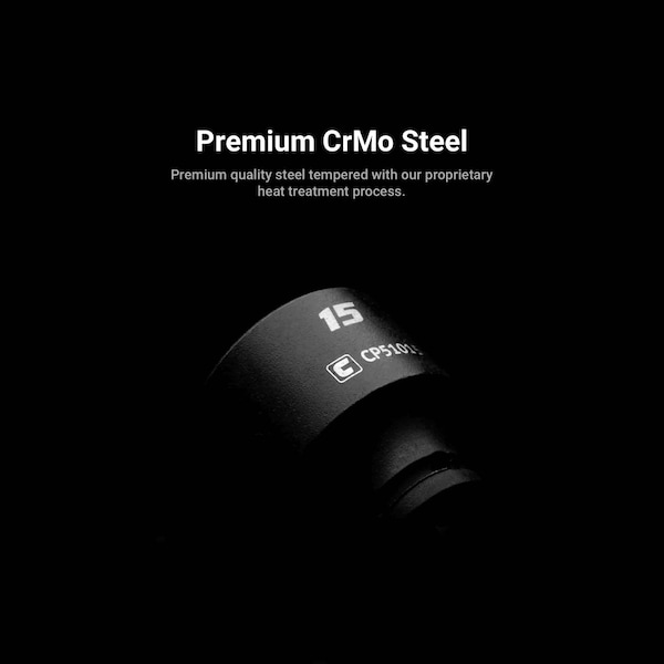 Capri Tools 1/4 in Drive 11/32 in 6-Point SAE Deep Impact Socket - CP51255