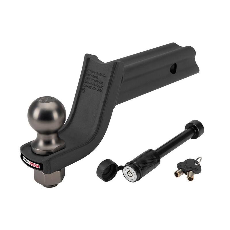 TowSmart BAJA 5,000 lb. X-Mount Security Kit, 3-1/4 in. Drop x 2 in. Rise x 1 in. Shank Ball Mount, 2 in. Ball, 5/8 in. Pin - 7341