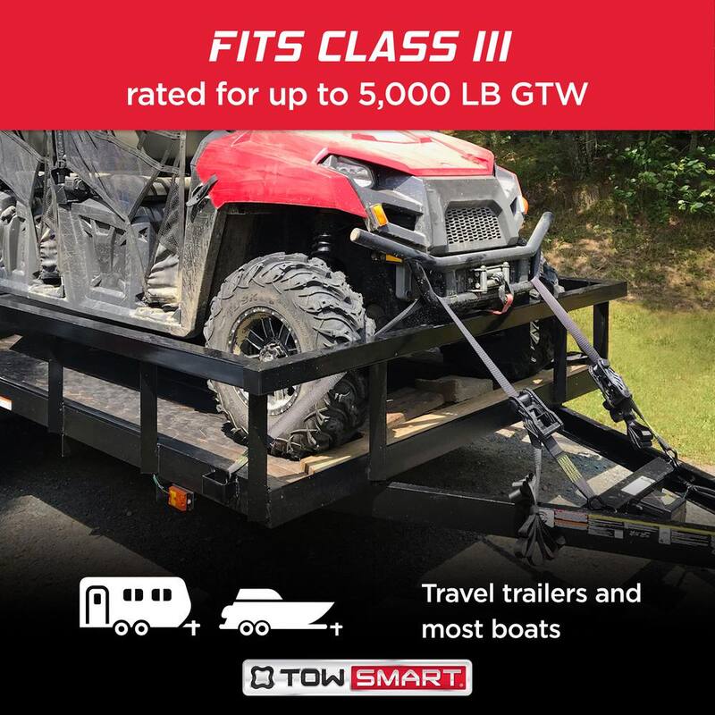 TowSmart BAJA 5,000 lb. X-Mount Security Kit, 3-1/4 in. Drop x 2 in. Rise x 1 in. Shank Ball Mount, 2 in. Ball, 5/8 in. Pin - 7341