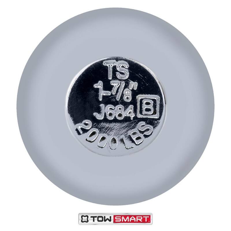 TowSmart Class 1 2,000 lb. 1-7/8 in. Ball Diameter, 5/8 in. Shank Diameter, 1-3/4 in. Shank Length Chrome Trailer Hitch Ball - 729
