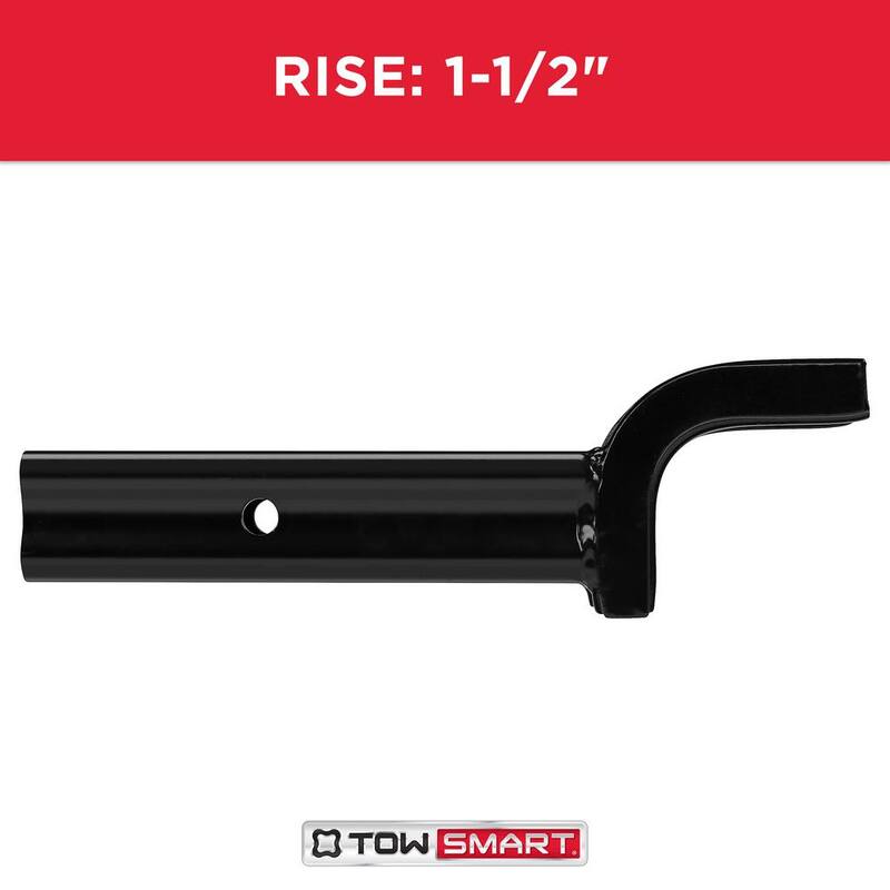TowSmart Class V, 15,000 lb., 3 in. Drop x 1-1/2 in. Rise x 1-1/4 in. Shank, X-Mount Trailer Hitch Ball Mount - 7182
