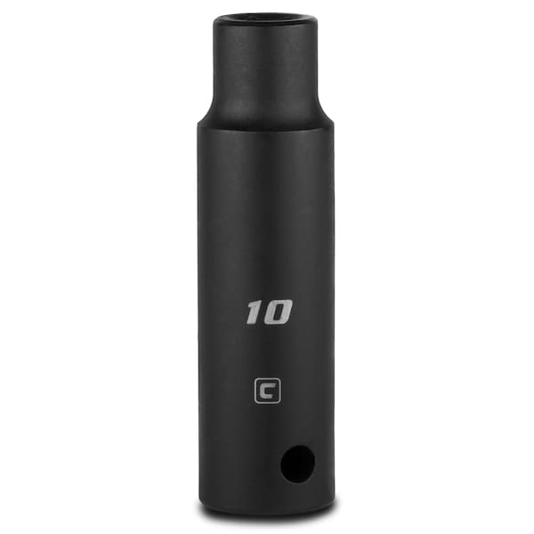 Capri Tools 1/2 in Drive 10 mm 6-Point Metric Deep Impact Socket - 5-5210
