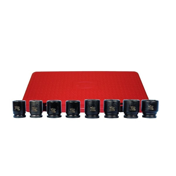 K-Tool International Impct Scket, Stan, 6 pt., 3/4" Drive, 8 pcs. - KTI-34100
