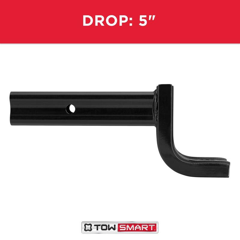 TowSmart Class V, 15,000 lb., 5 in. Drop x 3-1/2 in. Rise x 1-1/4 in. Shank, X-Mount Trailer Hitch Ball Mount - 7183
