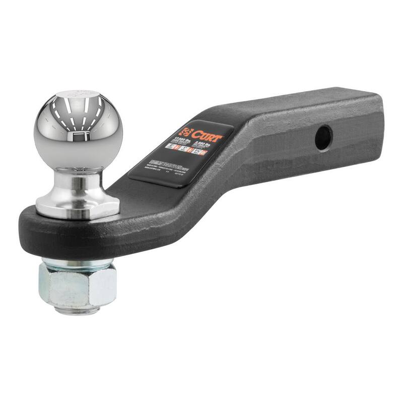 CURT 15,000 lbs. 2 in. Drop Loaded Forged Trailer Hitch Ball Mount with 2-5/16 in. Ball (2 in. Shank) - 45331