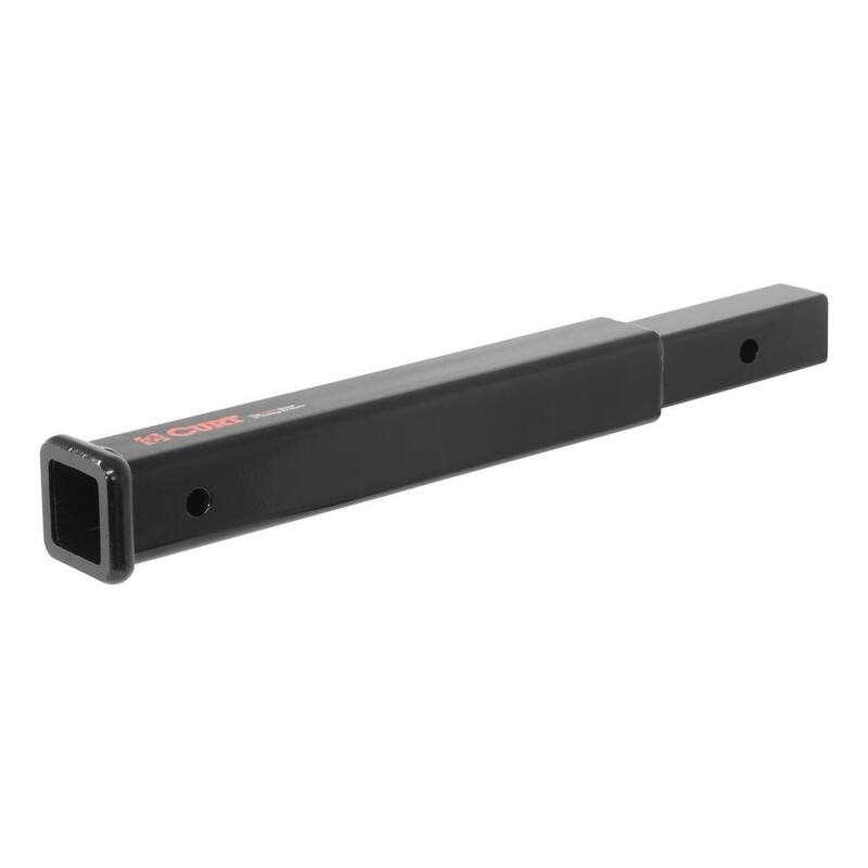 CURT 18" Receiver Tube Extender (2" Shank, 3,500 lbs.) - 45796