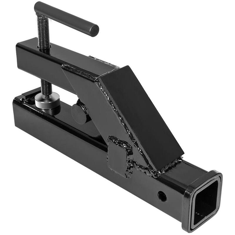 Stark 2 in. Clamp-On Trailer Hitch Ball Mount Receiver for Tractor, Trailer, Deere, Bobcat in Red - 22048
