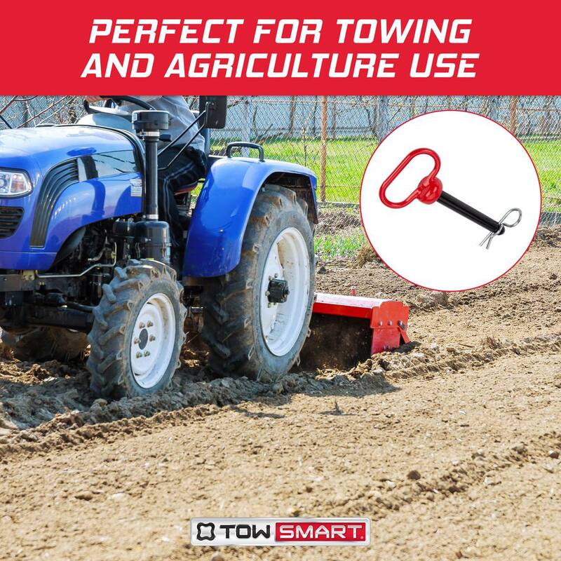 TowSmart 5/8 in. x 7 in. Steel Hitch Pin with Clip - 1290