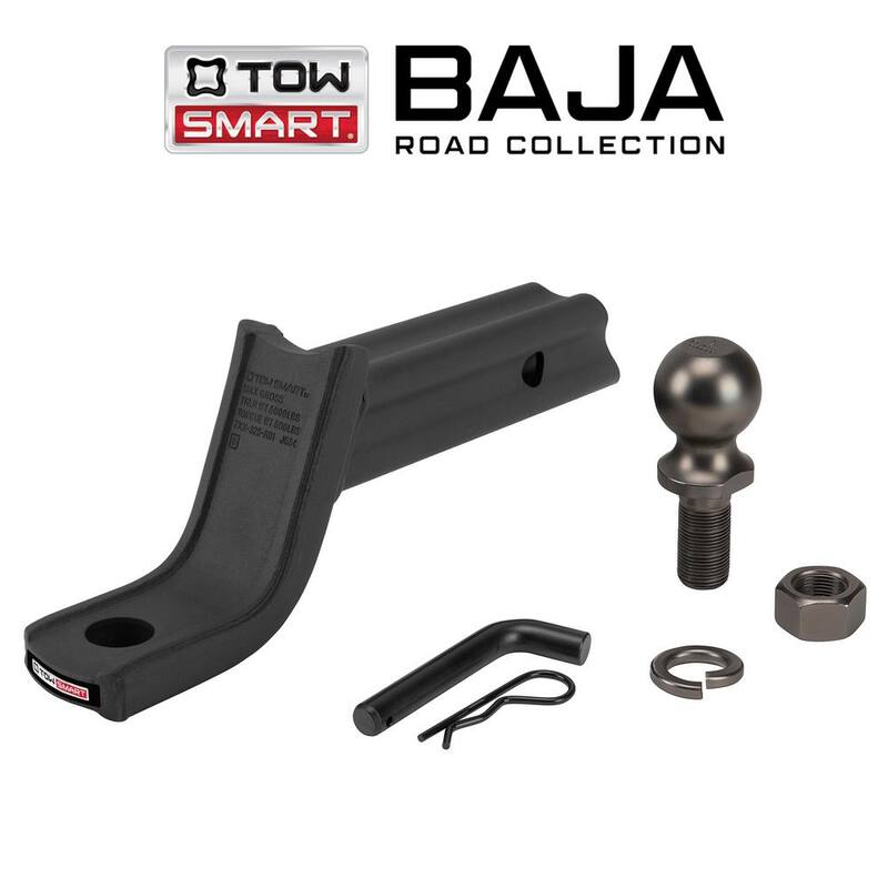 TowSmart BAJA 5,000 lb. X-Mount Starter Kit, 3-1/4 in. Drop x 2 in. Rise x 1 in. Shank Hitch Mount, 2 in. Ball, 5/8 in. Hitch Pin - 7339