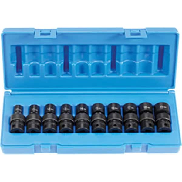 Light House Beauty 10 Piece .38" Drive Metric Universal Socket Set - LI2688662