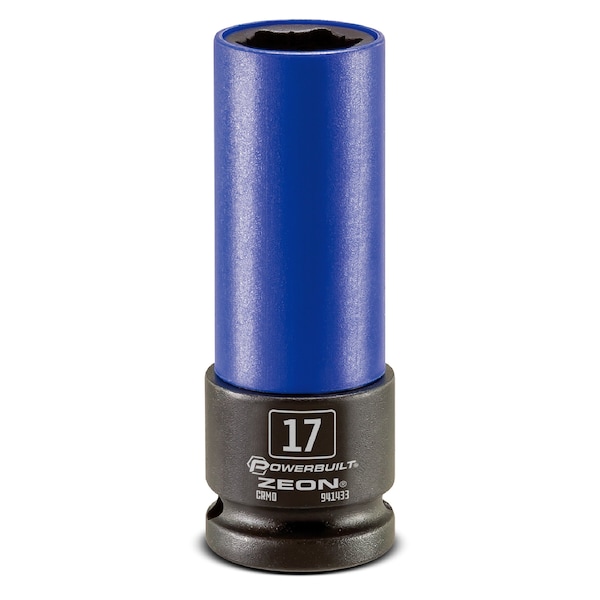 Powerbuilt 1/2" Drive 17Mm Zeon Damaged Lug Nut Remover - 941433