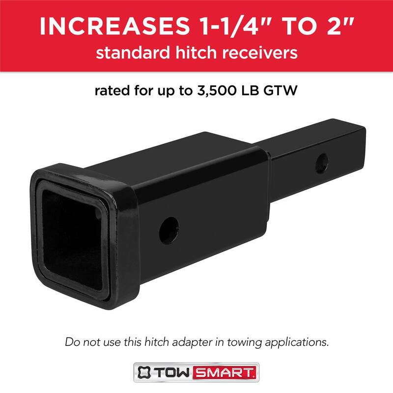 TowSmart Class II to Class III Trailer Hitch Receiver Adapter - 3,500 lbs. Capacity - 9511