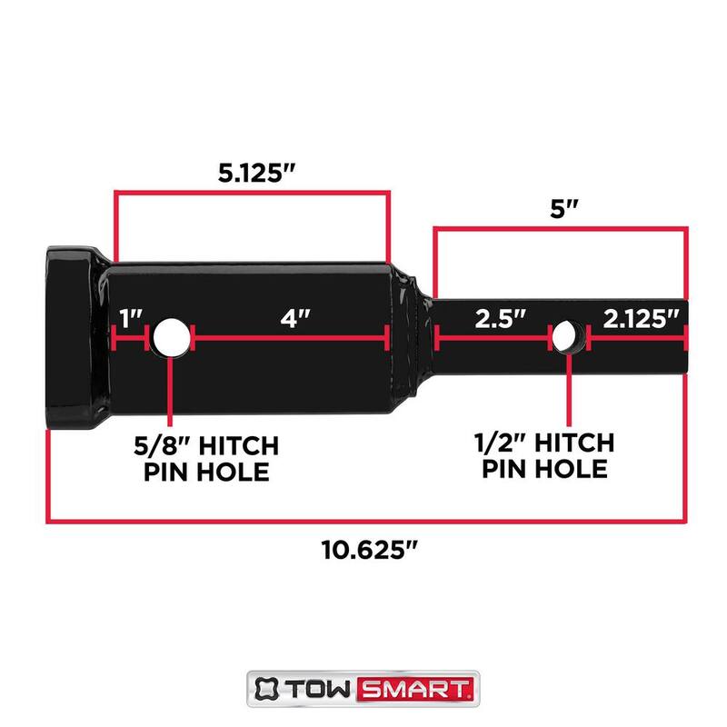TowSmart Class II to Class III Trailer Hitch Receiver Adapter - 3,500 lbs. Capacity - 9511
