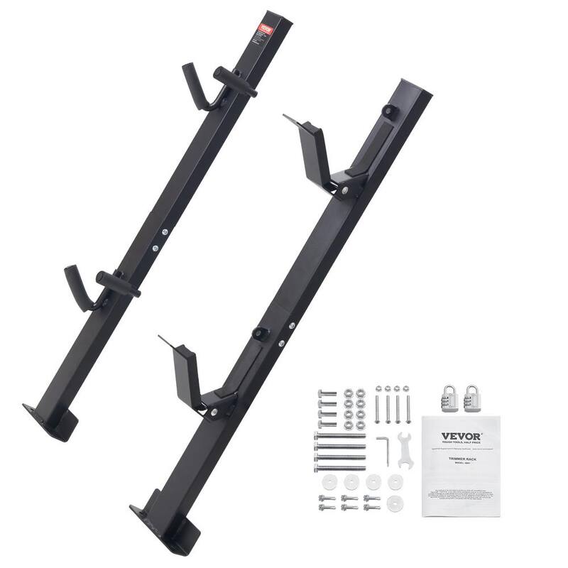 VEVOR Trimmer Rack 2-Place Weeder Trimmer Rack Trailer Kit with Zinc Alloy Password Lock, Pair - ZLSDCJGJ2000TXQY8V0