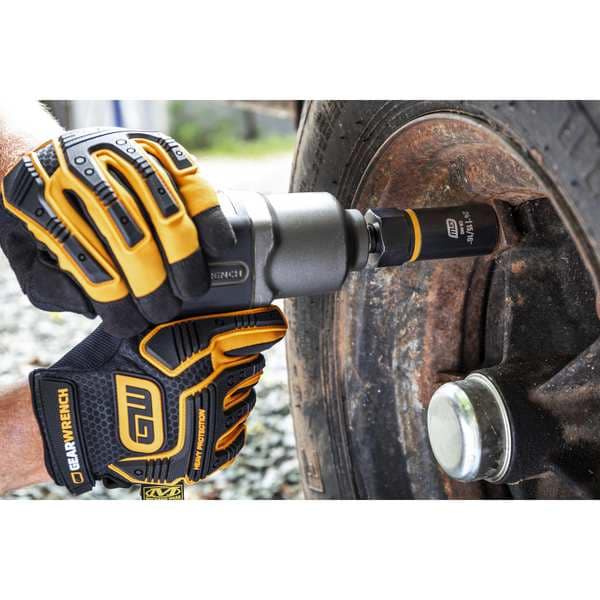 Gearwrench 1/2" Drive Bolt Biter™ Impact Deep Extraction Socket 25mm- [1-"] - 86080