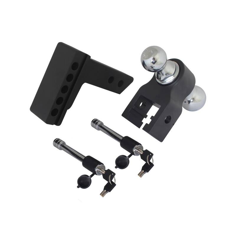 Trailer Valet Blackout 0 in. - 4 in. Drop, 10000 lbs. Capacity Class IV Drop Hitch - Adjustable (2 in. Plus 2-5/16 in.) - BSDH0030