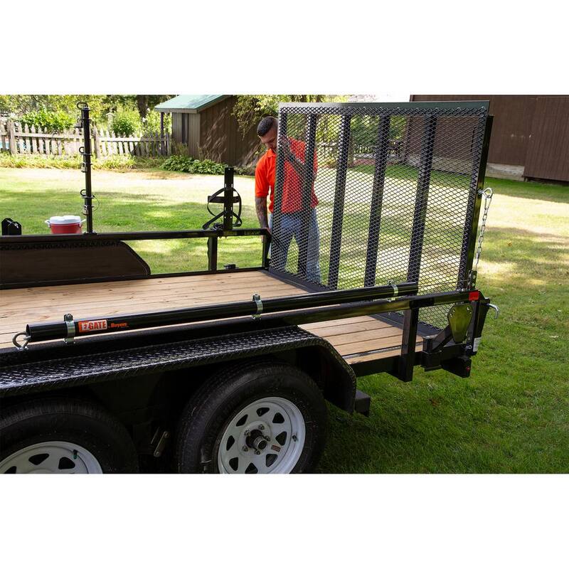 Buyers Products Company EZ Gate Tailgate Assist System for Open Landscape Trailers Ramp Lifts - 5201000