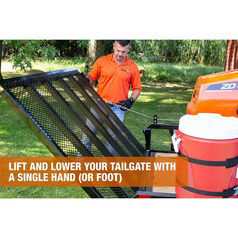 Buyers Products Company EZ Gate Tailgate Assist System for Open Landscape Trailers Ramp Lifts - 5201000