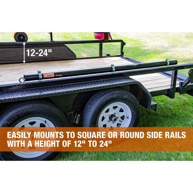 Buyers Products Company EZ Gate Tailgate Assist System for Open Landscape Trailers Ramp Lifts - 5201000