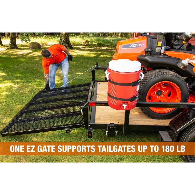 Buyers Products Company EZ Gate Tailgate Assist System for Open Landscape Trailers Ramp Lifts - 5201000