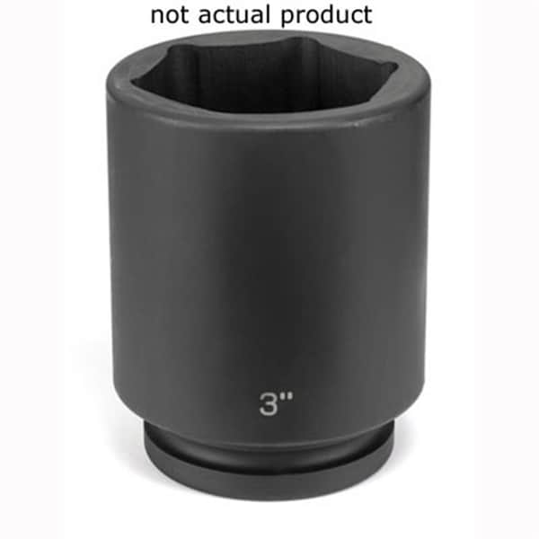 Grey Pneumatic 1" Drive Impact Socket Chrome plated - 4084D