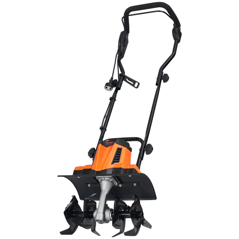 VEVOR 10 Amp Electric Tiller, 14" Tilling Width 3.94" Tilling Depth Corded Electric Tiller/Cultivator, Steel Mn Tines, Rototiller for Garden Lawn Soil Digging - YXDDGYJ10AMPEHTU3V1