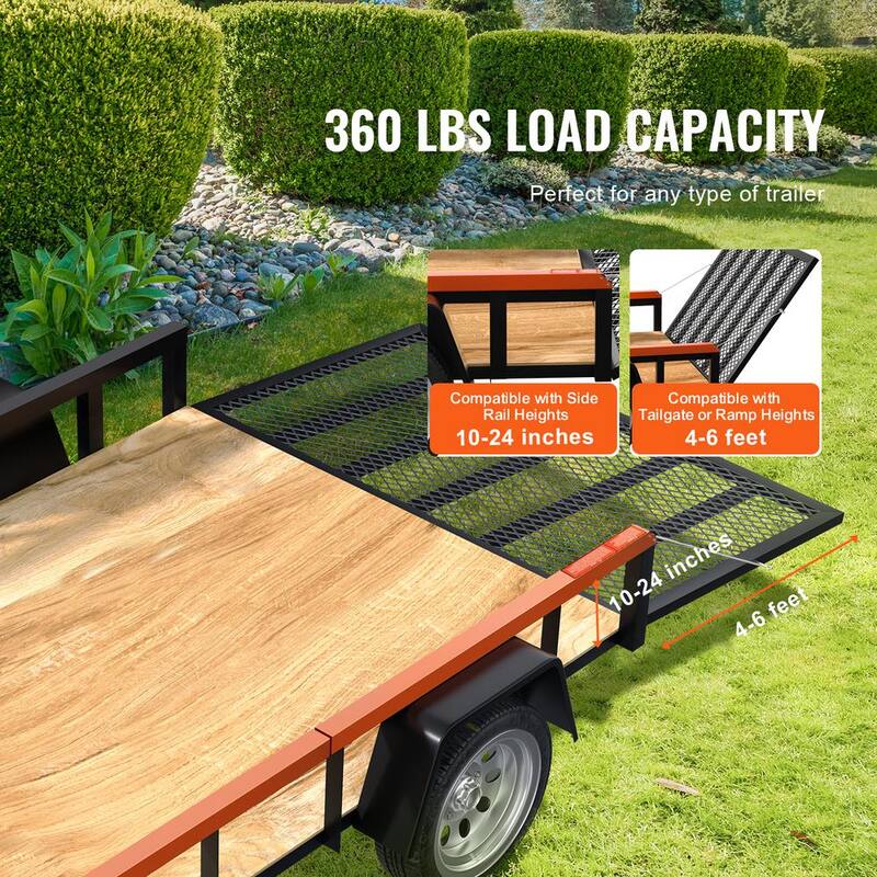 VEVOR Trailer Tailgate Lift Assist 180 lbs. Load Capacity Trailer Kit for Open Utility Trailer Tailgate and Ramp (1 Side) - DBKCWMSJXTJS8FCVIV0