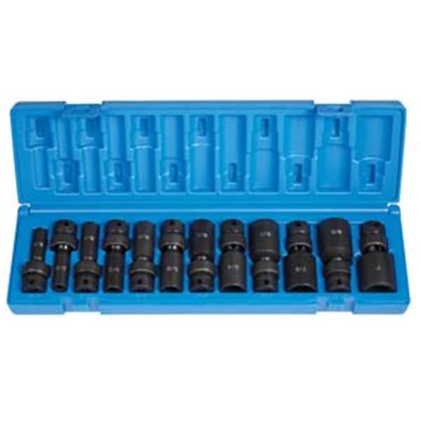 Light House Beauty 3/8" Drive 12 Pieces Deep Length: Fract. Univ. Set - LI2571878